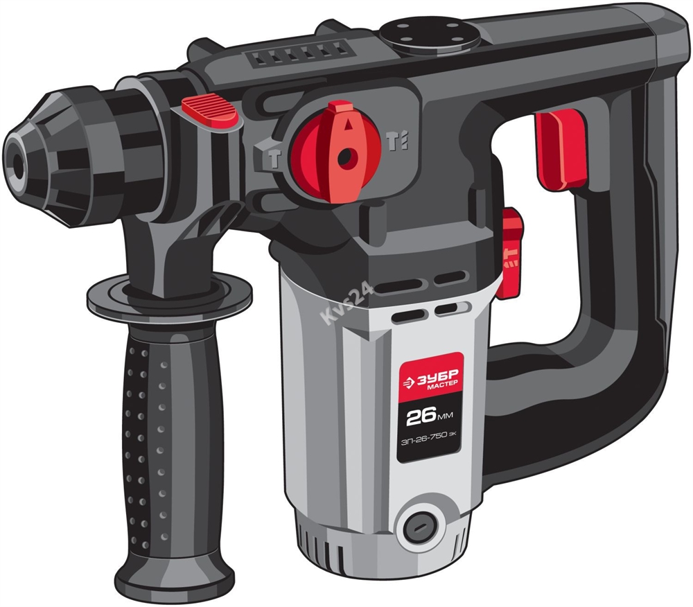 ЗУБР  26 мм, 750 Вт, перфоратор SDS Plus (ЗП-26-750 ЭК) ЗП-26-750 ЭК