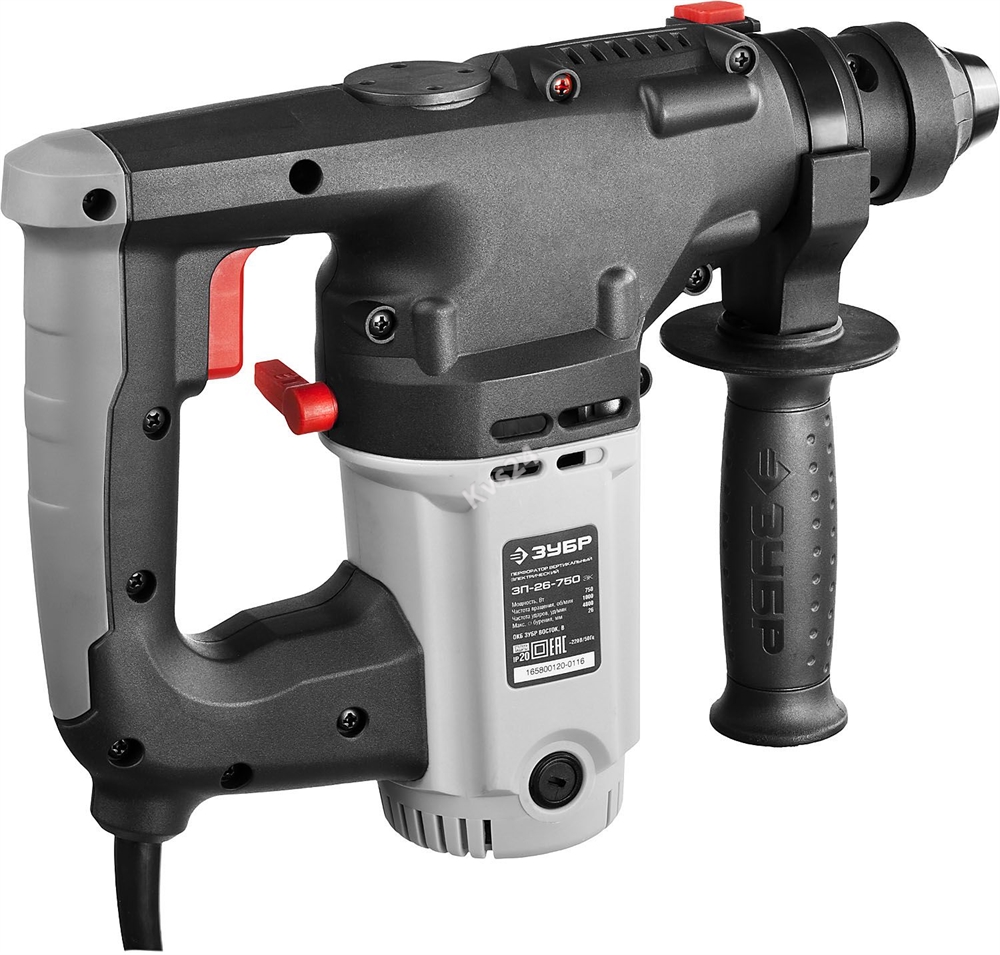 ЗУБР  26 мм, 750 Вт, перфоратор SDS Plus (ЗП-26-750 ЭК) ЗП-26-750 ЭК