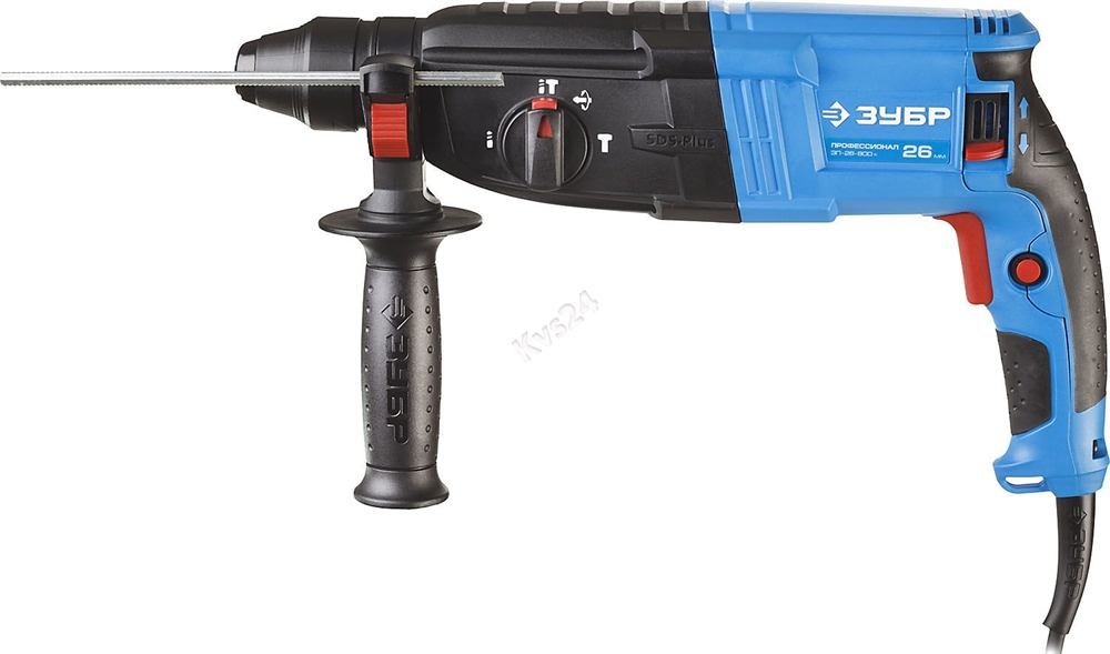 ЗУБР  26 мм, 800 Вт, перфоратор SDS Plus, Профессионал (ЗП-26-800 К) ЗП-26-800 К