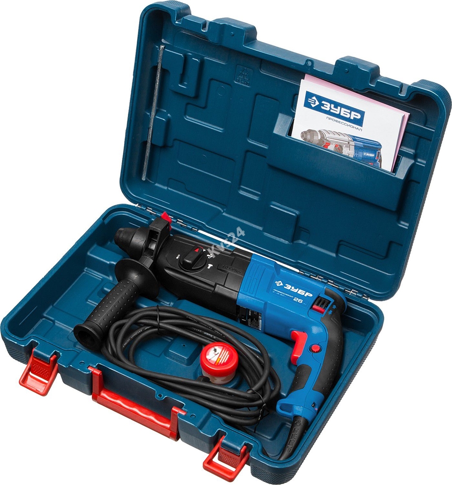 ЗУБР  26 мм, 800 Вт, перфоратор SDS Plus, Профессионал (ЗП-26-800 К) ЗП-26-800 К