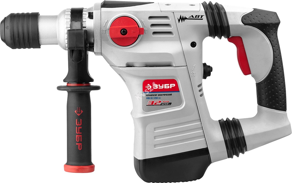 ЗУБР 1250 Вт, 32 мм, перфоратор SDS Plus ЗПВ-32-1250 ЭВК