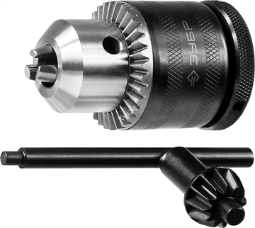 ЗУБР  2-13 мм, 1/2″, ударный ключевой патрон с фиксатором для дрели, Профессионал (29082-13-1/2) 29082-13-1/2_z02