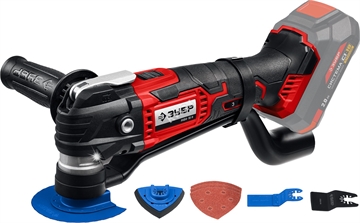 ЗУБР  C1-18, 18 В, OQIS, без АКБ, реноватор, набор насадок (МФИ-18 Н) МФИ-18 Н