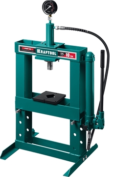 KRAFTOOL  PMP-10, 10 т, гидравлический пресс с гидронасосом и манометром (43472-10) 43472-10