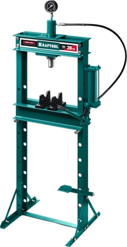 KRAFTOOL  PMP-20, 20 т, гидравлический пресс с гидронасосом и манометром (43472-20) 43472-20