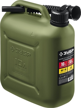 ЗУБР  10 л, пластиковая усиленная канистра, Профессионал (38365-10) 38365-10