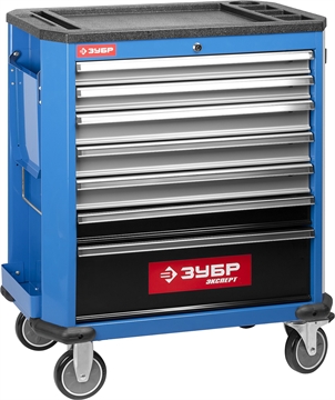 ЗУБР  730 x 475 x 910 мм, инструментальная тележка с 7 ящиками (38903-7) 38903-7