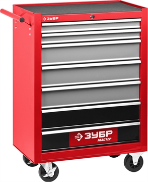 ЗУБР  680 х 330 х 880 мм, инструментальная тележка с 7 ящиками (38905-7) 38905-7