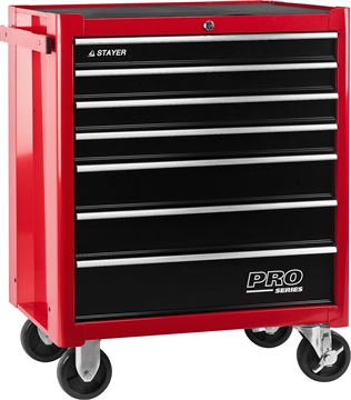 STAYER  688 х 458 х 885 мм, инструментальная тележка с 7 ящиками (38907-7) 38907-7