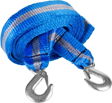 ЗУБР  2 крюка, 3.5 т, ширина ленты 50 мм, длина 5 м, буксировочный трос (61215-3.5) 61215-3.5