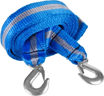 ЗУБР  2 крюка, 5 т, ширина ленты 50 мм, длина 5 м, буксировочный трос (61215-5) 61215-5