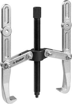 ЗУБР  внешний d 36 - 250 мм, внутренний d 30 - 200 мм, шарнирный двухзахватный съемник с удлиненными захватами, Профессионал (43316-240) 43316-240