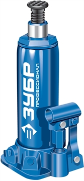 ЗУБР  6 т, 215 - 415 мм, бутылочный гидравлический домкрат в кейсе, Профессионал (43060-6-K) 43060-6-K_z01