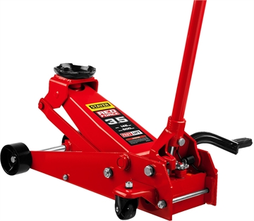 STAYER  F-35 RED FORCE, 3.5 т, 145 - 500 мм, подкатной домкрат с быстрым и высоким подъемом для СТО, Professional (43155-3.5) 43155-3.5