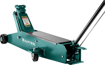 KRAFTOOL  HIGH-LIFT, 10 т, 160 - 560 мм, для тяжелой техники, подкатной домкрат (43455-10) 43455-10