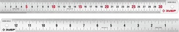 ЗУБР  Про-30Д, длина 0.30 м, усиленная нержавеющая линейка, Профессионал (34280-030-Д) 34280-030-Д