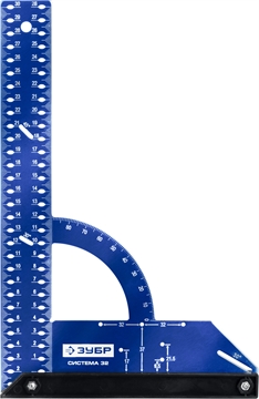 ЗУБР  Система-32, разметочный мебельный угольник, Профессионал (34398-30) 34398-30
