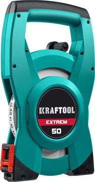 KRAFTOOL  50 м, геодезическая стальная мерная лента (34185-50) 34185-50