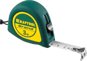 KRAFTOOL  Grand, 3 м х 16 мм, рулетка (34022-03-16) 34022-03-16