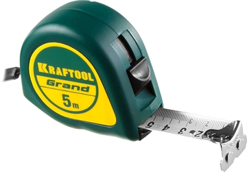 KRAFTOOL  Grand, 5 м х 25 мм, рулетка (34022-05-25) 34022-05-25