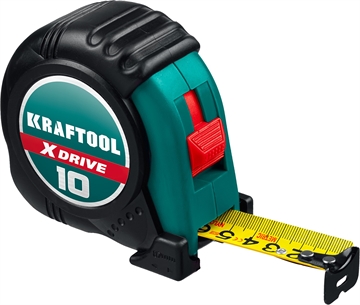 KRAFTOOL  X-Drive, 10 м х 25 мм, рулетка (34122-10) 34122-10