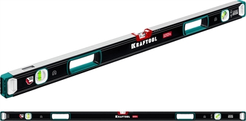 KRAFTOOL  A-RATE CONTROL, 1500 мм, точность 0.3 мм/м, с зеркальным глазком, сверхпрочный магнитный уровень (34988-150) 34988-150