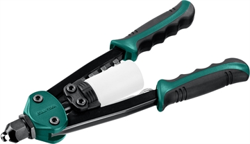 KRAFTOOL  MaxKraft-64, 3.2 - 6.4 мм, 320 мм, регулировка усилия, компактный двуручный заклепочник (31160) 31160_z01