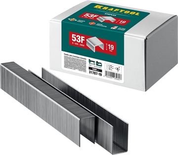 KRAFTOOL  тип 20GA (53F/D/056) 19 мм, 5000 шт, скобы для степлера (31787-19) 31787-19