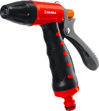 GRINDA  T-R, плавная регулировка, курок сзади, пластиковый с TPR, поливочный пистолет (8-427186) 8-427186