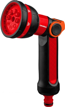 GRINDA  N-8, с регулятором напора, 8 режимов, двухкомпонентный, поливочный пистолет (8-427188) 8-427188