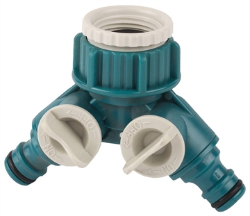 RACO  ORIGINAL, 3/4″ - 1″, двухканальный, с внутренней резьбой, из ABS пластика, поливочный распределитель (4250-55256C) 4250-55256C