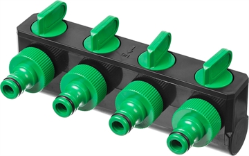 РОСТОК  RS-4, 3/4″, четырехканальный, с внутренней резьбой, поливочный распределитель (426378) 426378