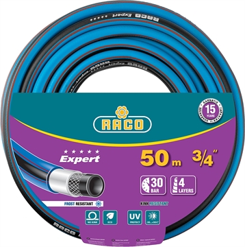 RACO  EXPERT, 3/4″, 50 м, 30 атм, четырёхслойный, армированный, поливочный шланг (40302-3/4-50) 40302-3/4-50_z01