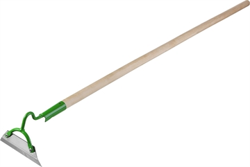 РОСТОК  150 х 50 х 1290 мм, трапециевидный профиль, нержавеющая сталь, деревянный черенок высш. сорт, мотыга (421573) 421573