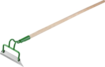 РОСТОК  200 х 50 х 1290 мм, трапециевидный профиль, нержавеющая сталь, деревянный черенок высш. сорт, мотыга (421574) 421574