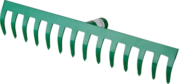 РОСТОК  364 x 60 мм, 14 прямых зубцов, рабочая поверхность из стали, покрытие краска, без черенка, грабли (39610-14) 39610-14_z01