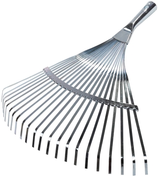 RACO  450 мм, 22 плоских зубца, усиленные, гальваническое покрытие, веерные грабли (4231-53/732) 4231-53/732