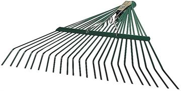 RACO  600 мм, 24 плоских зубца, усиленные, гальваническое покрытие, веерные грабли (4231-53/741) 4231-53/741