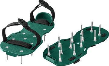 GRINDA  GA-26, 26 стальных шипов, длина 50 мм, для газона, ножной аэратор (422111) 422111