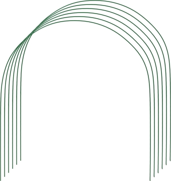 GRINDA  2.2 м, стальные, проволочные, 6 шт, дуги для парника (422311-85-90) 422311-85-90