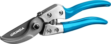 GRINDA  P-25, 200 мм, закаленная сталь, эргономичные алюминиевые рукоятки, виниловое покрытие, плоскостной секатор, PROLine (423425) 423425