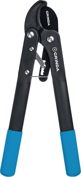 GRINDA  C-410A, длина 410 мм, лезвия из высокоуглеродистой стали, композитные рукоятки, храповый механизм, контактный сучкорез, PROLine (424520) 424520