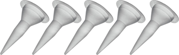 ЗУБР  5 шт, запасные сопла для закрытых пистолетов для герметика, Профессионал (06633-S) 06633-S