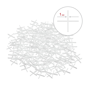 ЗУБР  1 мм, 200 шт, крестики для плитки (33811-1) 33811-1