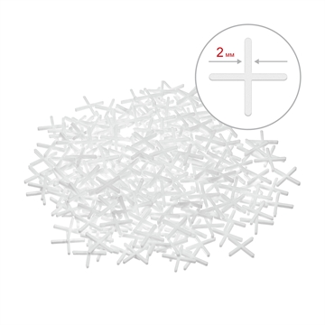 ЗУБР  2 мм, 200 шт, крестики для плитки (33811-2) 33811-2