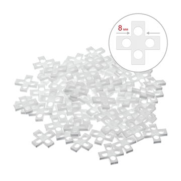 ЗУБР  8  мм, 75 шт, крестики для плитки (33811-8) 33811-8