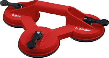 ЗУБР  140 кг, на присоске, тройной пластмассовый подъемник (33724-3) 33724-3