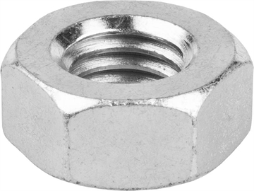 ЗУБР  ГОСТ ISO 4032-2014, кл. пр. 6, M10, цинк, 5 кг, шестигранная гайка (303550-10) 303550-10
