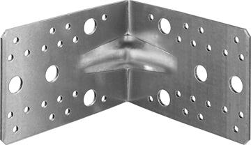 ЗУБР  УКУ-2.5, 90 x 130 x 130 x 2.5 мм, цинк, усиленный крепежный уголок (31011-130) 31011-130