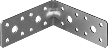 ЗУБР  УКУ-2.0, 35 x 90 x 90 x 2 мм, цинк, усиленный крепежный уголок (310116-35-090) 310116-35-090